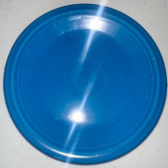 Fiestaware Peacock Blue 7.5" Ceramic Salad Dessert Plate Retired - Picture 1 of 4